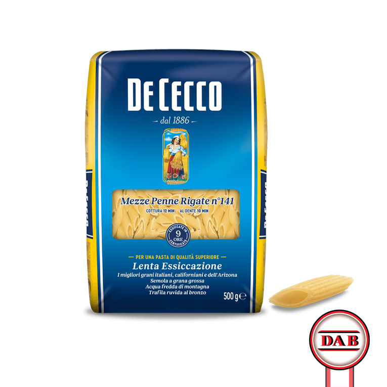 De-Cecco__MEZZE-PENNE-RIGATE-141__Pasta-di-Semola__DAB-srl__PRODOTTO__